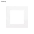 thumbnail image 3 of Uxcell Picture Mats Core Cut Frame Matte for Photos Artwork Painting Display 5.9" x 5.9" White 10Pcs, 3 of 6