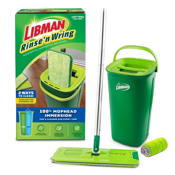 Libman Rinse 'n Wring Microfiber Mop System