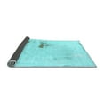 thumbnail image 2 of Ahgly Company Indoor Rectangle Abstract Light Blue Modern Area Rugs, 2' x 4', 2 of 4