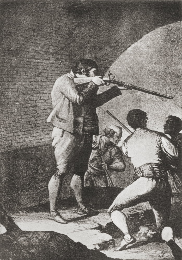 Miguel Salamero Buesa 1760 - 1840 Spanish Guerilla Fighter Hero In The Siege Of Zaragoza During The Spanish War Of Independence From Guerra De La Independencia Published 1935 Canvas Art - Ken Welsh D