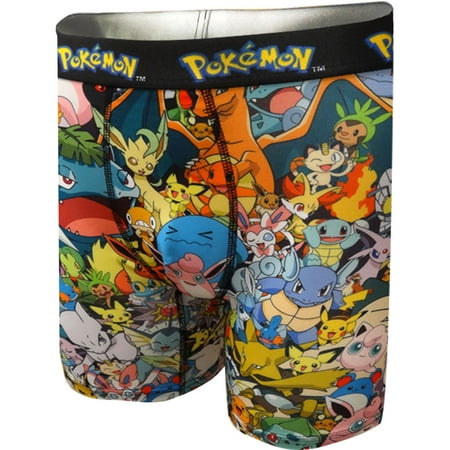 Nintendo Pokemon Mob Scene Performance Boxer Briefs