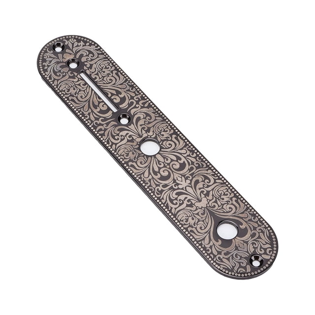 Electric Guitar Control Plate Guitar Control Plate Accessory Plate Metal Carved Telecaster Electric Guitar Control Plate