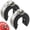 Silver and Black, variant on Keppi Fitness 2 inch Olympic Barbell Clamps Aluminum Weight Bar Collars with Magnetic Storage, Quick Lock Design(Silver and Black)