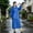 Blue, variant on Reusable Eva Raincoat for Adults, Waterproof Rain Poncho with Hood for Hiking, Heavy Duty Tear Resistant Rain Gear for Cycling, Packable Emergency Rain Shell for Outdoor Travel