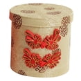 thumbnail image 4 of Caja de dulces tradicional con tapa, regalo novedoso, recuerdos de fiesta, manualidades, decoración de año Nuevo, cubo para dulces para sala de estar, Oro, 4 of 8