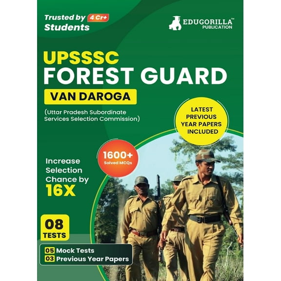 UPSSSC Forest Guard (Van Daroga) Exam 2023 (English Edition) - 5 Full Length Mock Tests and 3 Previous Year Papers (1600, (Paperback)