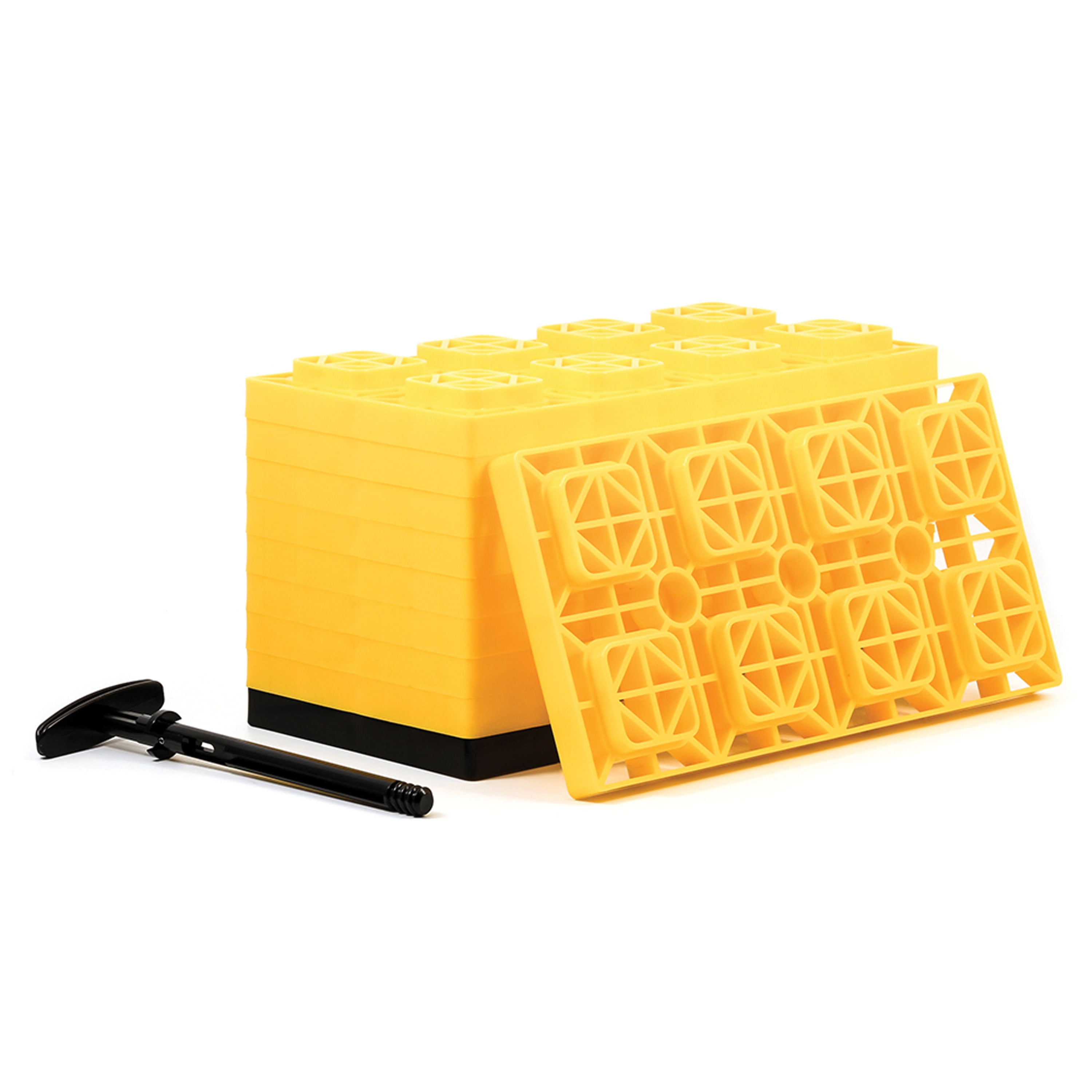 4 Pack Securely Fits on Top of Your Leveling Blocks to Create An Even Surface Without Increasing Stack Height Camco Durable Leveling Block Caps 44500