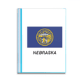 thumbnail image 1 of American State Flag Contour Nebraska Book Sheet Protectors Portfolio Binder Folder, 1 of 3