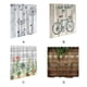 thumbnail image 4 of Advancent Cortina de ducha impermeable para baño moderno y fácil de limpiar, cortinas de ducha de baño, granja Juegos de accesorios de baño, 4 of 6