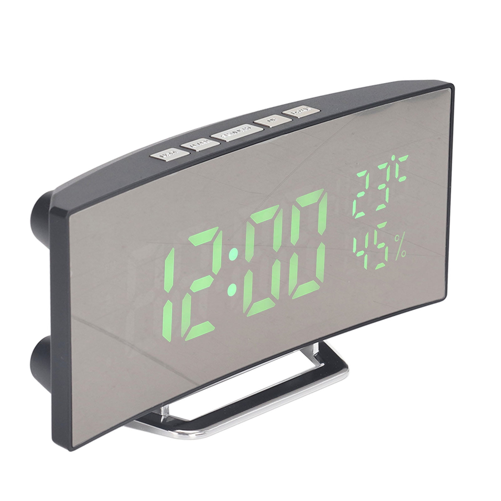 LED Digital Clock, Desk Electronic Alarm Clock 3 Brightness 12H 24H
