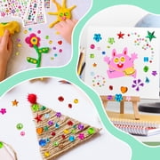 Neasyth Self Adhesive Gem Stickers 3330 Pcs Rhinestone Stickers, Gemstone Pearl for DIY Crafting, Face Jewels for Makeup