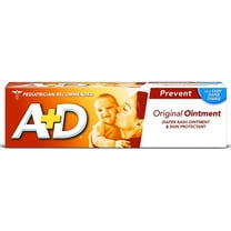 A D Diaper Rash Ointment & Skin Protectant, Original 4 oz (Pack of 2)