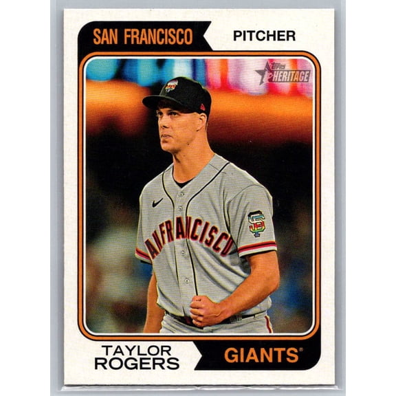 2023 Topps Heritage Taylor Rogers San Francisco Giants #682 Baseball Card