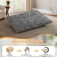 thumbnail image 6 of Centilab 3 in 1 Bean Bag Chairs, Adult Giant Floor Cushion, Convertible Bean Bag Beds with Machine Washable Cover for Living Room Bedroom Lounge, Gray, 6 of 8