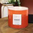 thumbnail image 3 of Mainstays 3-Wick Textured Wrap Cranberry Mandarin Candle, 13-Ounce, 3 of 6