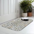thumbnail image 6 of Stone Wall Plush Flannel Bath Rug 16x24 Inches, Quick Dry Absorbent Non Slip Mat for Bathroom Sink Tub, 6 of 8