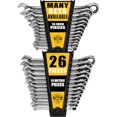 thumbnail image 1 of TOOLGUARDS Ratcheting Wrench Set 26pcs - Metric and Standard - With Rack Organizer - Wrenches - Combination Ratchet Wrench Set - 100% Lifetime Satisfaction Guarantee, 1 of 4