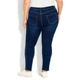 thumbnail image 2 of Avenue Women's Plus Size Petite Butter Denim Skinny Jean, 2 of 2