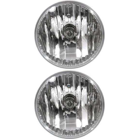 Garage-Pro Front Fog Light Set of 2 Compatible With 2011-2017 Jeep Patriot, Fits 2013-2018 Jeep Wrangler OE comparable Halogen With bulbs Driver and Passenger Side