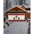 thumbnail image 4 of Garage Door Banner Cover 7 x 8 ft, Christmas Snowman Snowflake Red and Black Buffalo Plaid Christmas Garage Door Decorations Holiday Christmas Backdrop Decor for Winter New Year Xmas Party, 4 of 6
