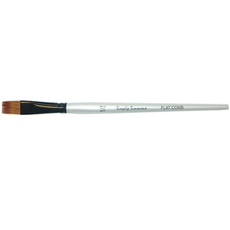 UPC: 0038372018590 | Robert Simmons Simply Simmons Short Handle Brush Flat Comb 1/2