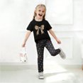 thumbnail image 5 of Toddler Girl Summer Clothes Outfit For 6-7 Years Girls Fashionable And Comfortable Set Short Sleeved Cartoon Print Top Pants Casual Two Piece Set D Children's Day Gift 2PCS Set, 5 of 5