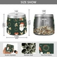 thumbnail image 2 of Yayeee Ashtray with Lid for Cigarette Smokeless Stainless Steel Home Ash Holder, Whimsical Christmas, 2 of 7
