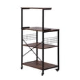 thumbnail image 3 of Estante de Almacenamiento, Soporte para Horno de Microondas, Marron FurnitureR móvil, 3 of 7