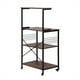 thumbnail image 3 of Estante de Almacenamiento, Soporte para Horno de Microondas, Marron FurnitureR móvil, 3 of 7