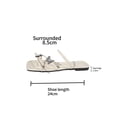 thumbnail image 3 of Slide Sandals For Women, Rhinestone & Butterfly Decor Flat Sandals, 3 of 4