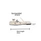 thumbnail image 3 of Slide Sandals For Women, Rhinestone & Butterfly Decor Flat Sandals, 3 of 4