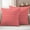 Red, variant on Pink Outdoor Waterproof Pillow Covers, Country French Rustic Buffalo Plaid Modern Art Decorative Square Throw Pillowcase Sofa Cushion Sham for Patio/Couch/Chair, 18"x18" 2 Pack
