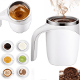 thumbnail image 1 of Dsseng self stirring coffee mug，magnetic stirring coffee mug self heating coffee mug Rechargeable Automatic Stirring Coffee Mug Office Reusable Coffee Mug Rechargeable Self Stirring Cof, 1 of 8