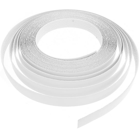Kitchen Cabinets Plywood Edge Banding Flexible Veneer Edging Restoration Strips Self-adhesive Tape Household White Pvc