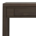thumbnail image 4 of Simpli Home Hollander 38 inch Wide Solid Wood Contemporary Small Desk in Warm Walnut Brown, 4 of 13