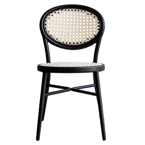 Silla Thonet Terrace Exterior Aluminio Ratán Beige