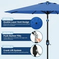 thumbnail image 3 of Garvee Parasol de Patio Octogonal pour l'Extérieur, 8,69*8,69*7,87 Pi, 8 Nervures Robustes, Bleu Ciel, 3 of 7
