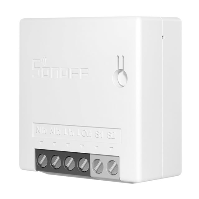 SONOFF MINI DIY Two Way Smart Switch Small Body Remote Control WiFi Switch Support An External Switch Work With Google Home/Nest IFTTT & Alexa