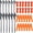 Orange, Black, variant on 36 Pcs Heavy Duty Tree Stake Kits Stake and Support for Young Leaning Tree Anchor Straightening Kit, 15.8'' Support Straps, 11.8'' Steel Stakes, 13.12ft Rope Against Bad Weather(Yellow)