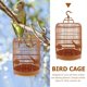 thumbnail image 4 of 1 Set Round Bird Cage Plastic Parrot Parakeet Budgie Lovebird Cockatiel Cage, 4 of 4
