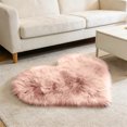 thumbnail image 3 of Tan Blankets Large Carpet for Bedroom Small Rug for Classroom Full Room Rug 4x8 Rug Carpets Rugs Fuzzy Soft Blankets Plaid Throw Throw Blanket for Couch Soft Light Throw Blanket Cozy Heart Shaped, 3 of 3