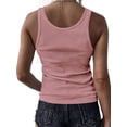 thumbnail image 3 of Summer V-neck Lace-up Women Slim Fit Sleeveless Tank Tops Drawstring Camisole, 3 of 3