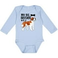 thumbnail image 3 of Inktastic My Big Brother is a Saint Bernard Boys or Girls Long Sleeve Baby Bodysuit, 3 of 5