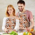 thumbnail image 5 of Leopard Print Adjustable Waterproof Apron for Adults 33x27 Inch – Cooking Apron with 2 Large Pockets, Durable Polyester Bib for Kitchen, Baking, BBQ, and Home Use, 5 of 6