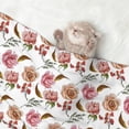 thumbnail image 2 of Yiaed Rose Flowers Print Dog Blankets-Cat Blanket Washable for Couch Protection,Puppy Blanket, Soft Plush Reversible Throw Furniture Protector-Small, 2 of 8