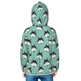 thumbnail image 4 of Kids Zip Up Hoodie for Boys Girls Toddler - Cute Cartoon Husky Funny Green Lightweight Long Sleeve 5-6T Boys Girl Clothes, Sun Protection Windproof Jackets Hoodie Sweatshirt, 4 of 7