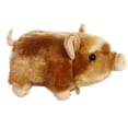 thumbnail image 2 of Aurora - Medium Brown Miyoni Tots - 10" Pot-Bellied Piglet Two Color - Adorable Stuffed Animal, 2 of 3