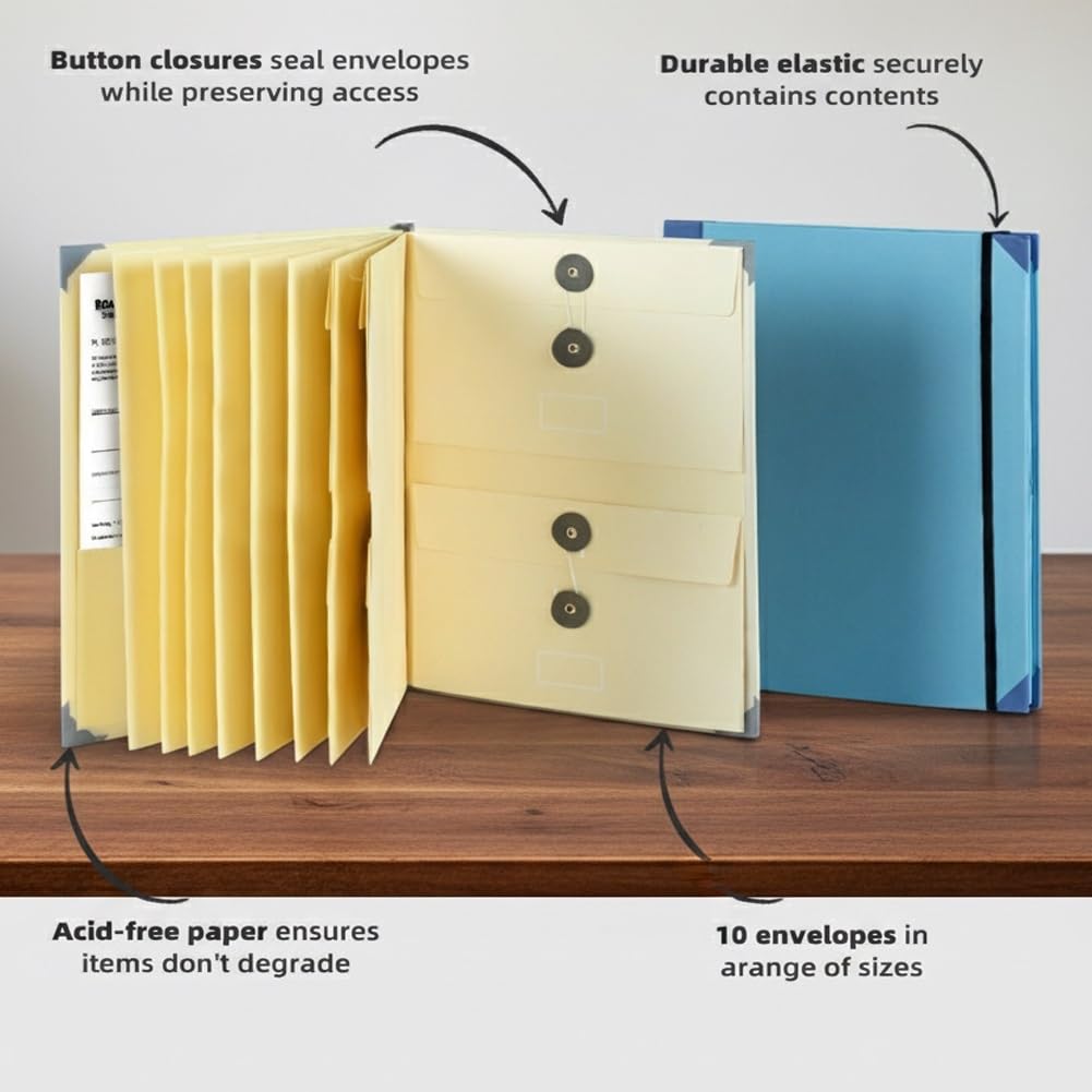 Binder for Important Documents, in Case I Go Missing Binders, Folio Document Organizer, Life Books if I Die Binders to Storing Papers, Certificates(1Sets * Beige)