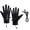Black, variant on Upgraded Thermal Touchscreen Gloves Wind Resistant Fleece Lined Gloves for Motorcycle Ski Commuting Walking