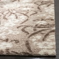 thumbnail image 6 of SAFAVIEH Florida Donald Floral Shag Area Rug, Smoke/Beige, 4' x 4' Square, 6 of 8